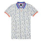 All-over printed polo shirt