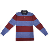 man polo shirt cotton slub yarn dyed