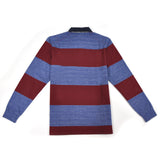 man polo shirt cotton slub yarn dyed