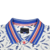 All-over printed polo shirt