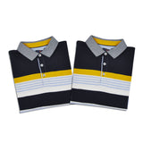 Color-striped Polo shirt