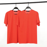 Polyester short-sleeved T-shirt
