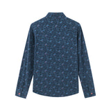 All-over printed polo shirt