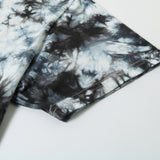 Tie-dyed short-sleeved T-shirt